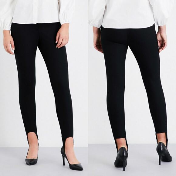 Maje Pado gabardine trousers stirrup IT 36/ US 6 - Picture 2 of 11